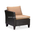 Aluminium PE Wicker Sofa Set